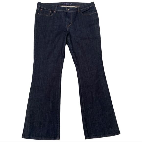 Levi’s Slight Curve Classic Dark Blue Boot Cut Womens Jeans Womens Sz 16/33 - Picture 3 of 11